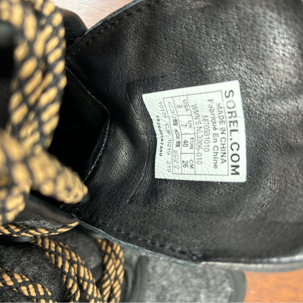 Sorel Blake Lace-Up Leather & Felt Hiking Boots 9 - Picture 9 of 10